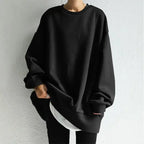 Women's Pullover Round Neck Loose Sweater - Plush Fashion Hub
