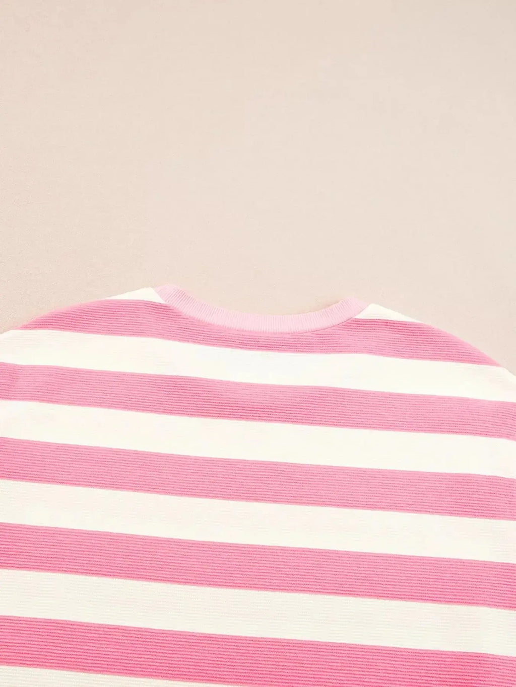 Stripe Cap Sleeve Pocketed Shift Dress - Plush Fashion Hub