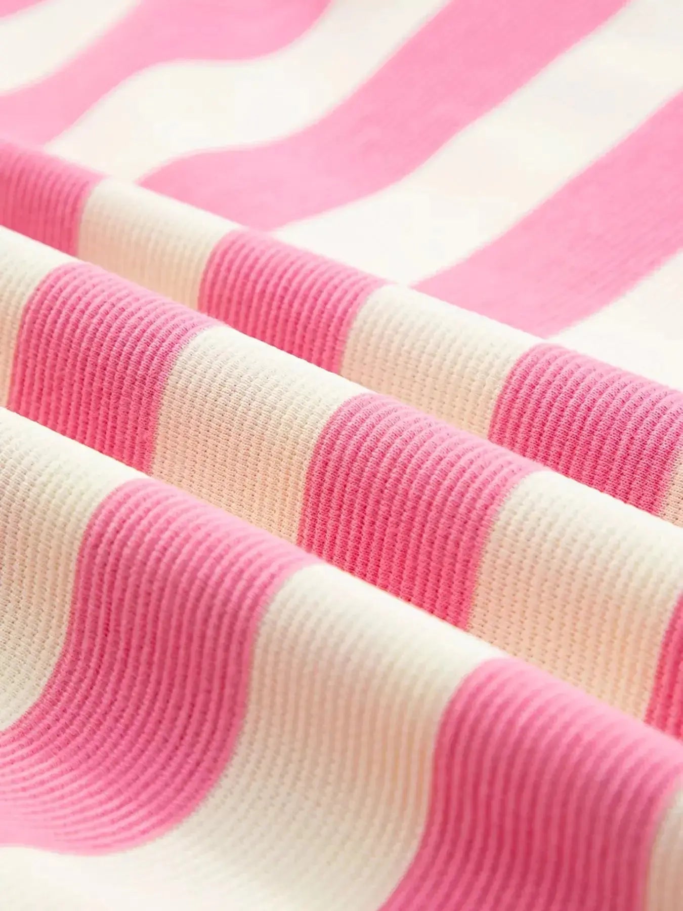 Stripe Cap Sleeve Pocketed Shift Dress - Plush Fashion Hub