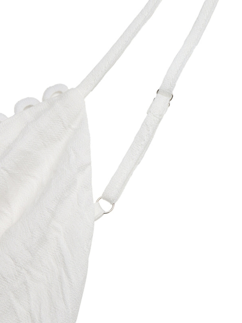 Women's V-neck tiered maxi dress with lace details, flowing fabric and elegant design by Trendsi.