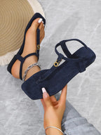 Casual Ankle Strap Toe Post Sandals - Plush Fashion Hub
