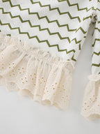 Children's Ruffled Round Neck Tee and Shorts - Plush Fashion Hub