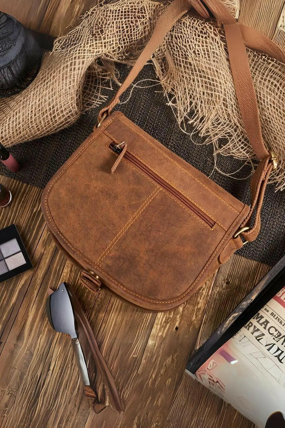 Natural leather bag Galanter MaraFormigone