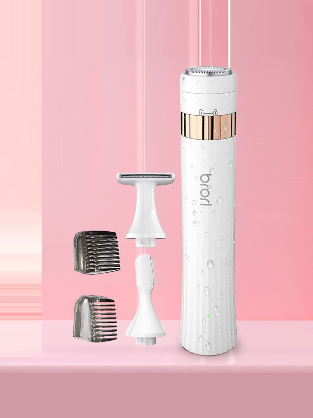 Electric Painless Hair Removal Epilator - 3 - Piece Multi - Functional Beauty Tool - Plush Fashion Hub