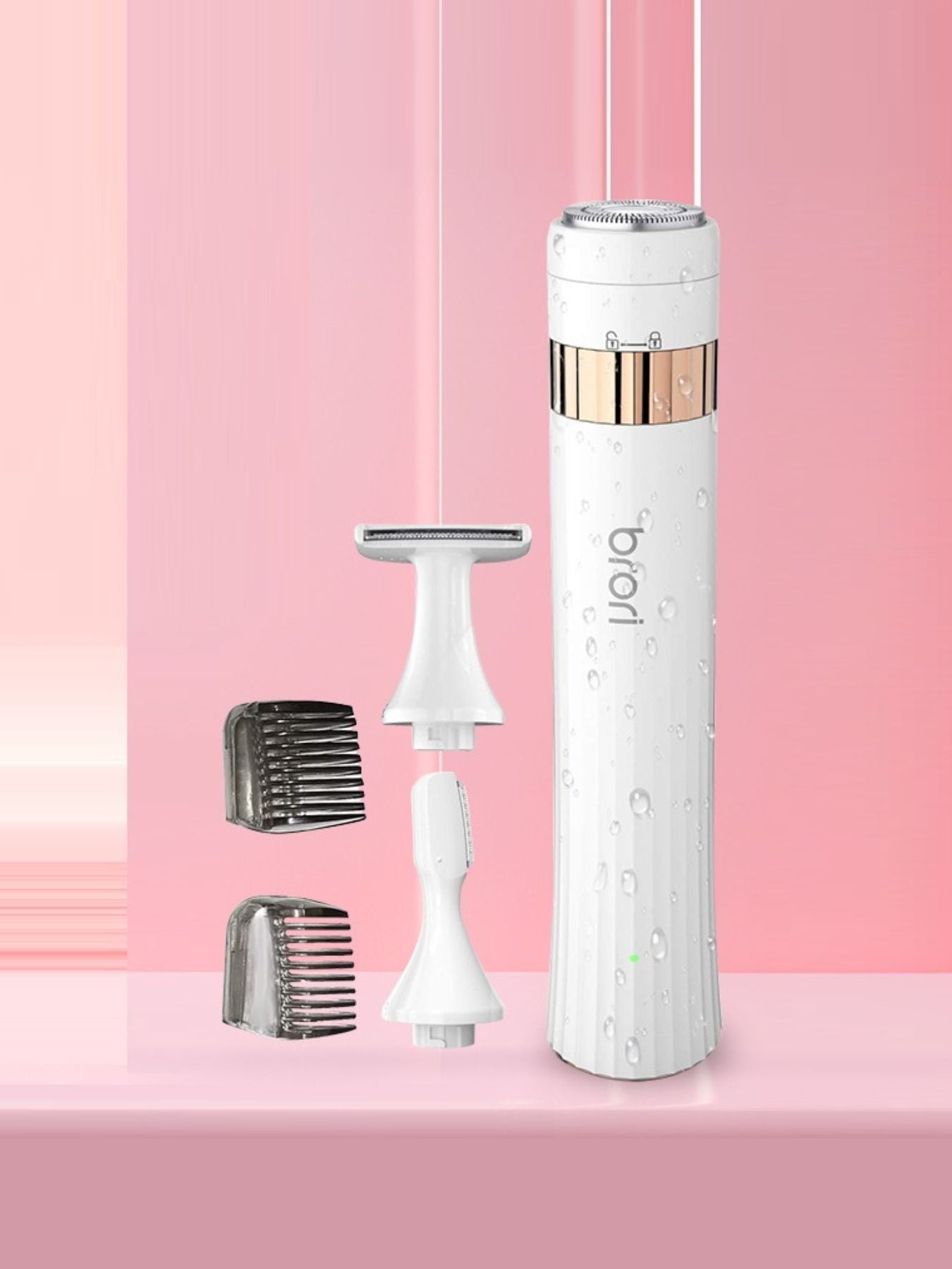 Electric Painless Hair Removal Epilator - 3 - Piece Multi - Functional Beauty Tool - Plush Fashion Hub