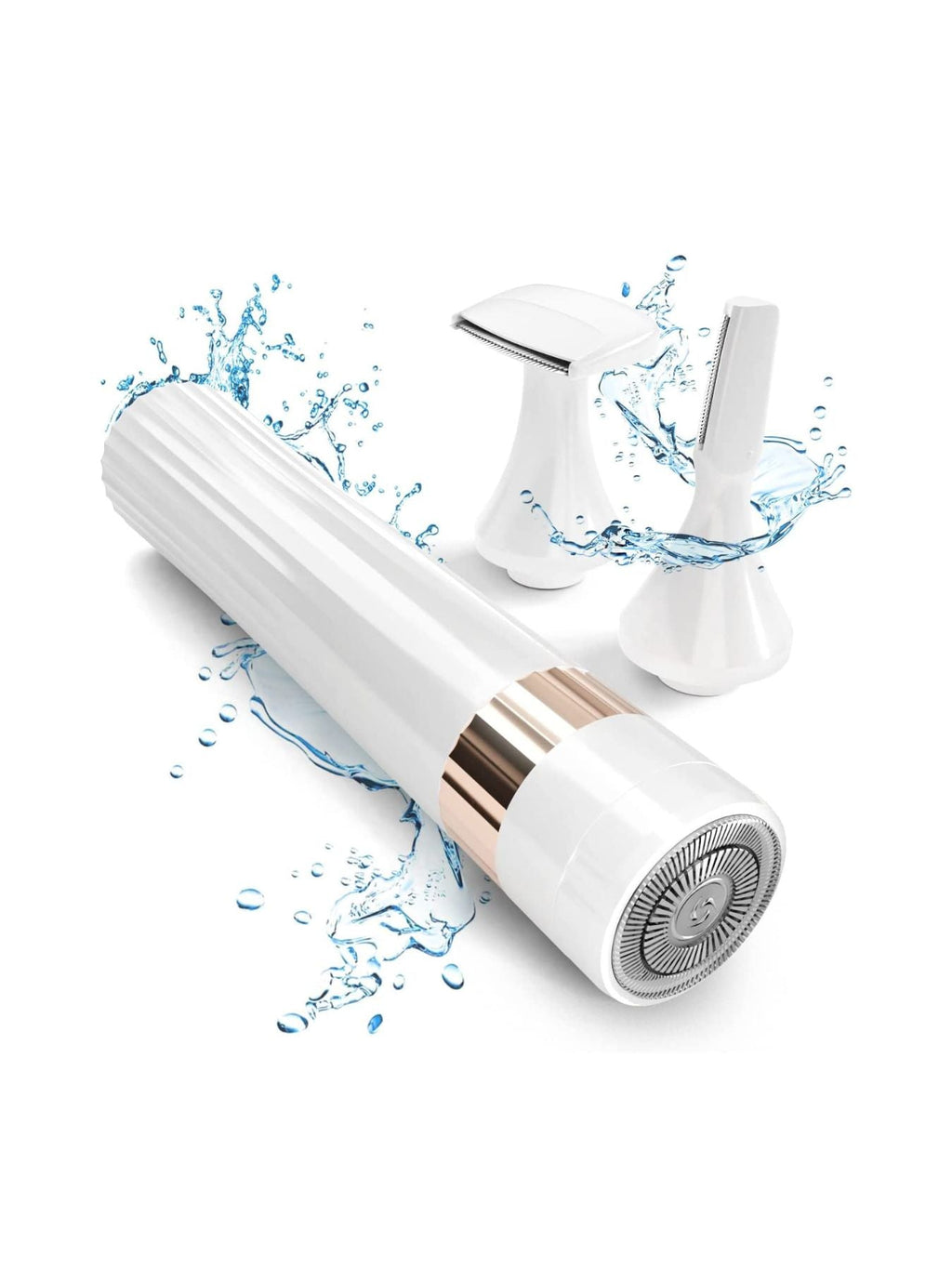Electric Painless Hair Removal Epilator - 3 - Piece Multi - Functional Beauty Tool - Plush Fashion Hub