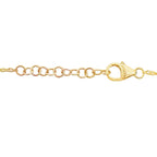 Genuine .10ct Diamond Bracelet 14KT Yellow Gold