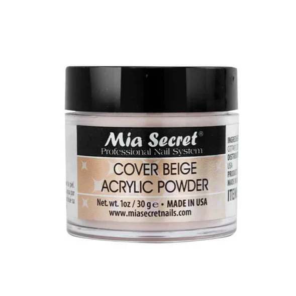 Mia Secret - Cover Beige Acrylic Powder, 1oz, 2oz and 4oz kvadrat store