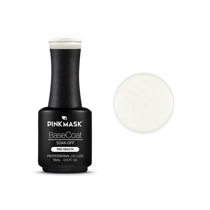 Pink Mask Starlight Shimmer Color Base Coat - 15ml Gel Nail Polish kvadrat store