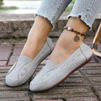 Round Toe Flats Slip - Ons - Plush Fashion Hub