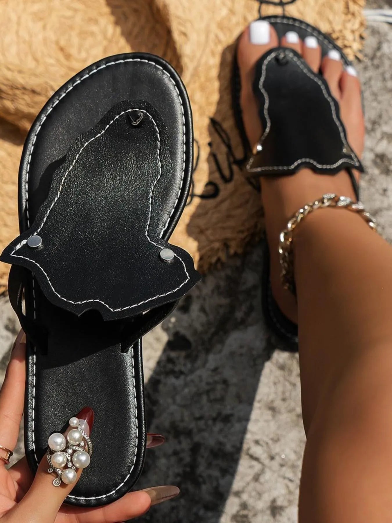 Toe Post Flat Sandals - Plush Fashion Hub