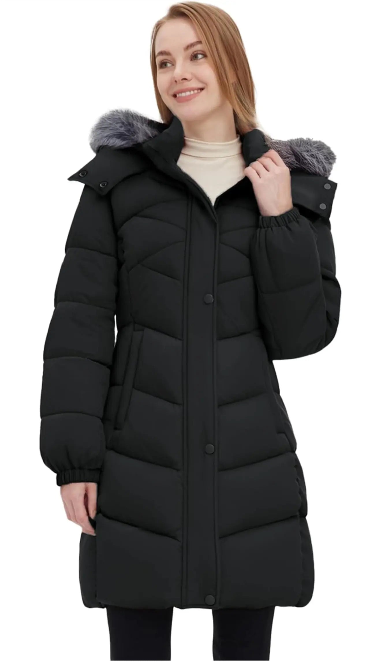 wantdo Women's Long Winter Coat Waterproof Warm Quilted Puffer Jacket (Available in Plus Size) AURORE LUXURE 60.00