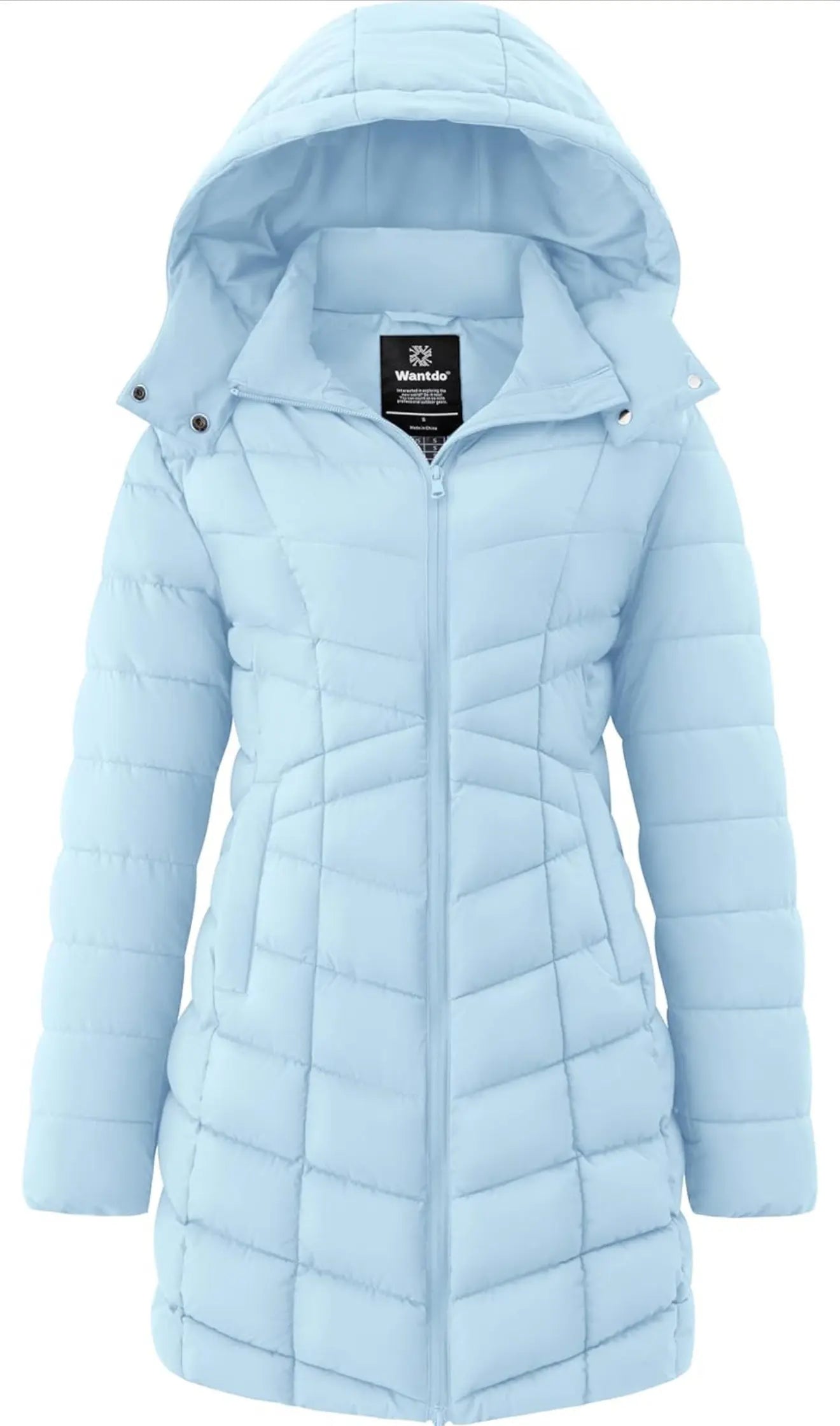wantdo Women's Puffer Jacket Warm Padded Winter Coat Long Quilted Jacket (Available in Plus Size) AURORE LUXURE 60.00