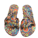 Women’s Boho Flat Printed Slippers - Plush Fashion Hub