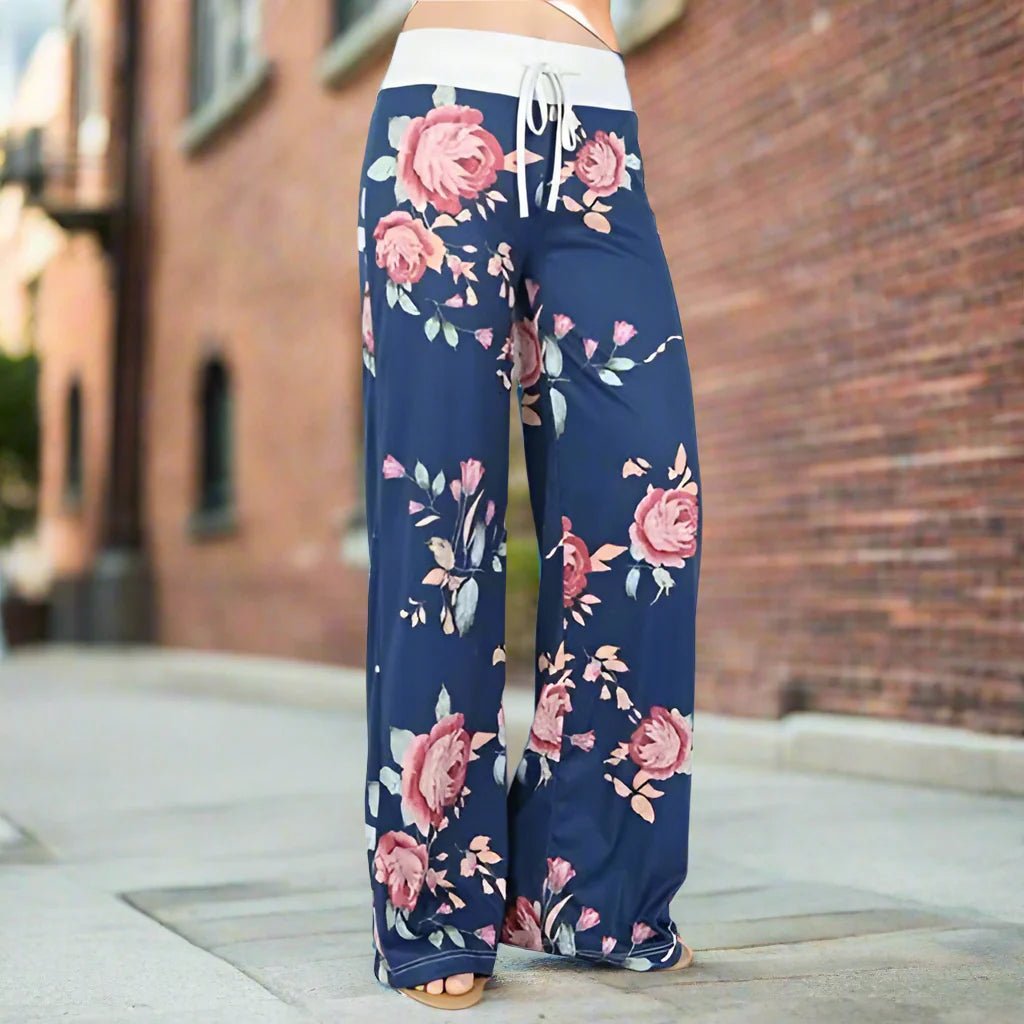 Women’s Wide Leg Yoga Pants – Casual Lounge Pajama Pants - Plush Fashion Hub
